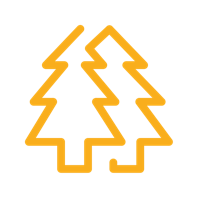 Trees Icon yellow